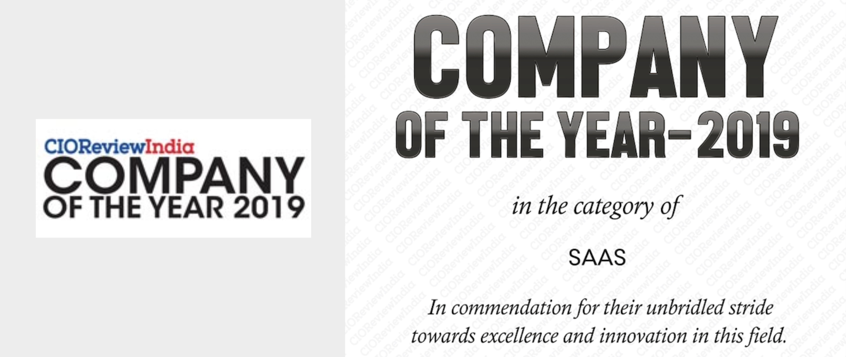 Company Of the year